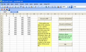 Excel to EPANet by